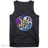 Summer Tropical Ocean Wave Tank Top thumb 0