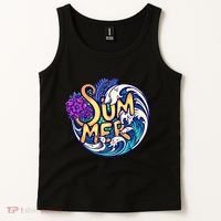 Summer Tropical Ocean Wave Tank Top thumb 2