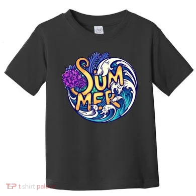 Summer Tropical Ocean Wave Toddler T-Shirt