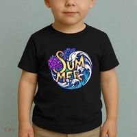 Summer Tropical Ocean Wave Toddler T-Shirt thumb 2