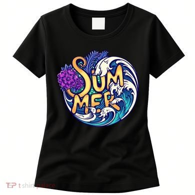 Summer Tropical Ocean Wave Women's T-Shirt