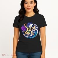 Summer Tropical Ocean Wave Women's T-Shirt thumb 4