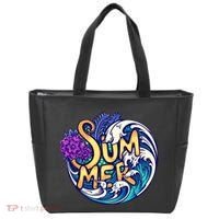 Summer Tropical Ocean Wave Tote Bag thumb 0
