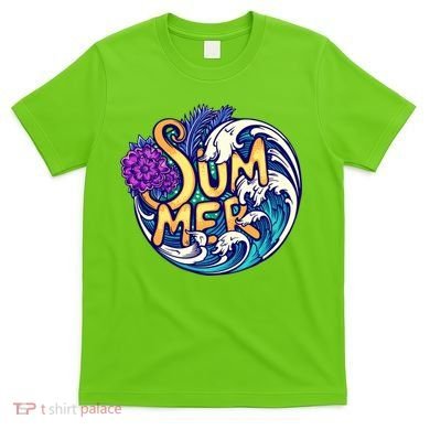 Summer Tropical Ocean Wave T-Shirt