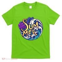 Summer Tropical Ocean Wave T-Shirt thumb 0