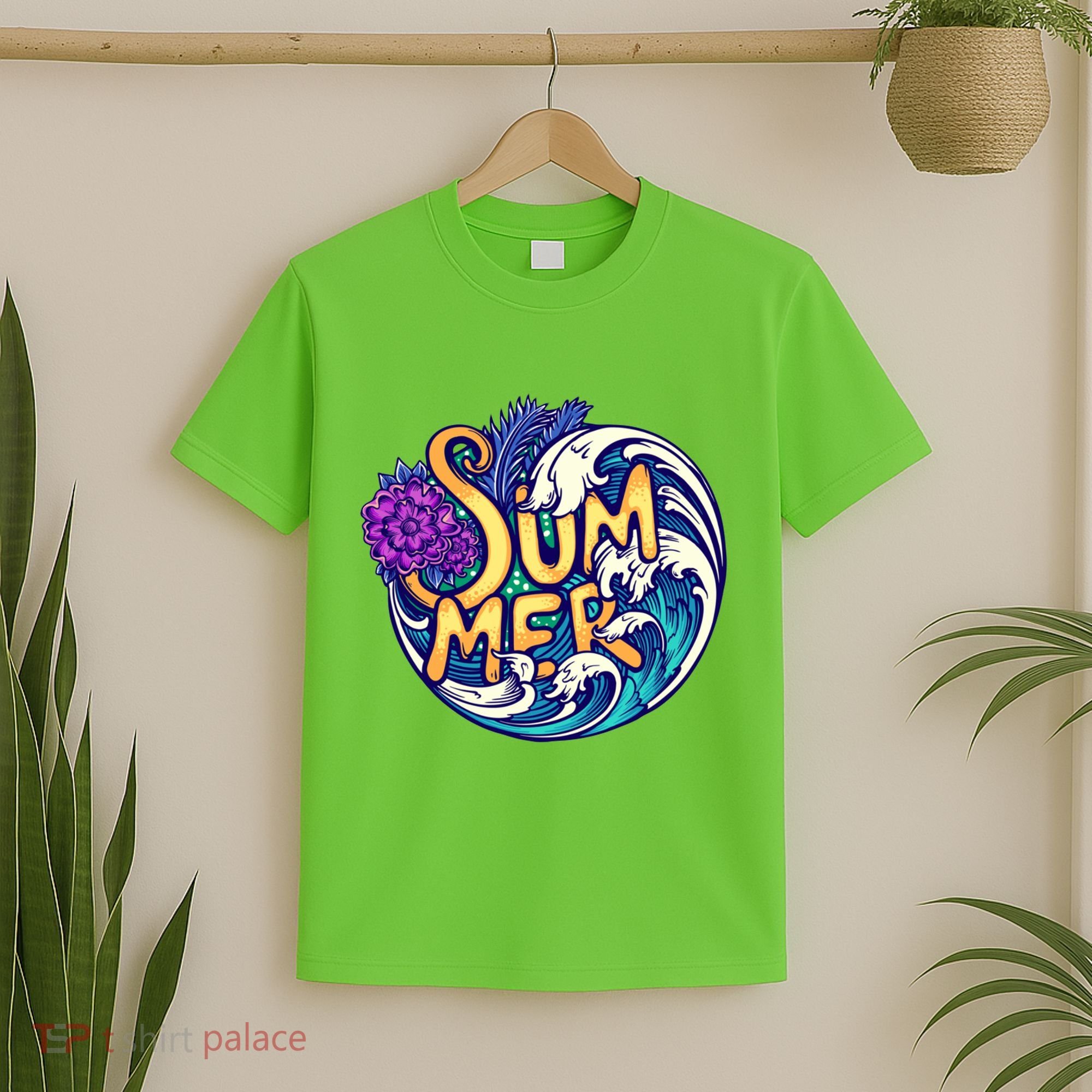 Summer Tropical Ocean Wave T-Shirt