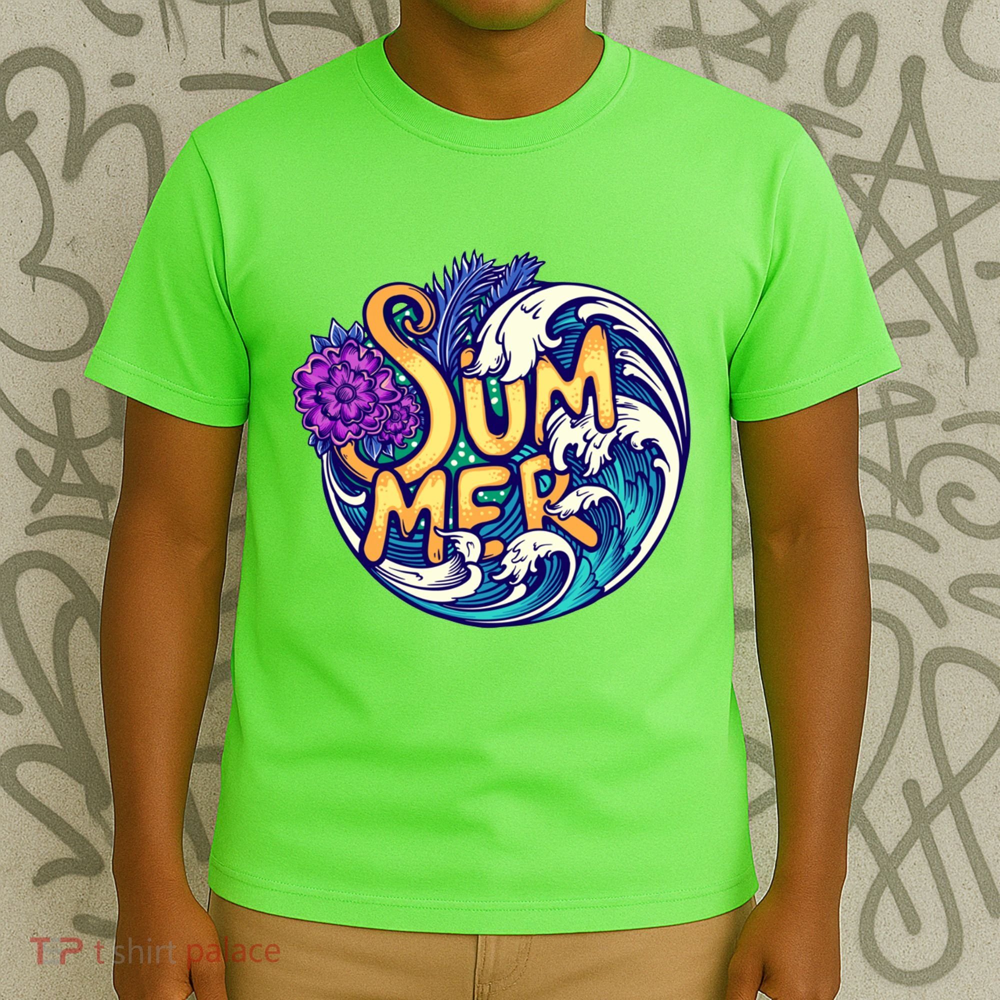 Summer Tropical Ocean Wave T-Shirt