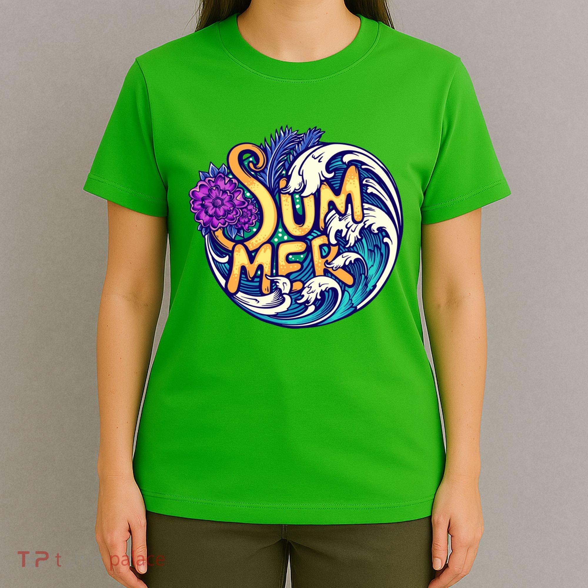 Summer Tropical Ocean Wave T-Shirt