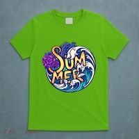 Summer Tropical Ocean Wave T-Shirt thumb 5