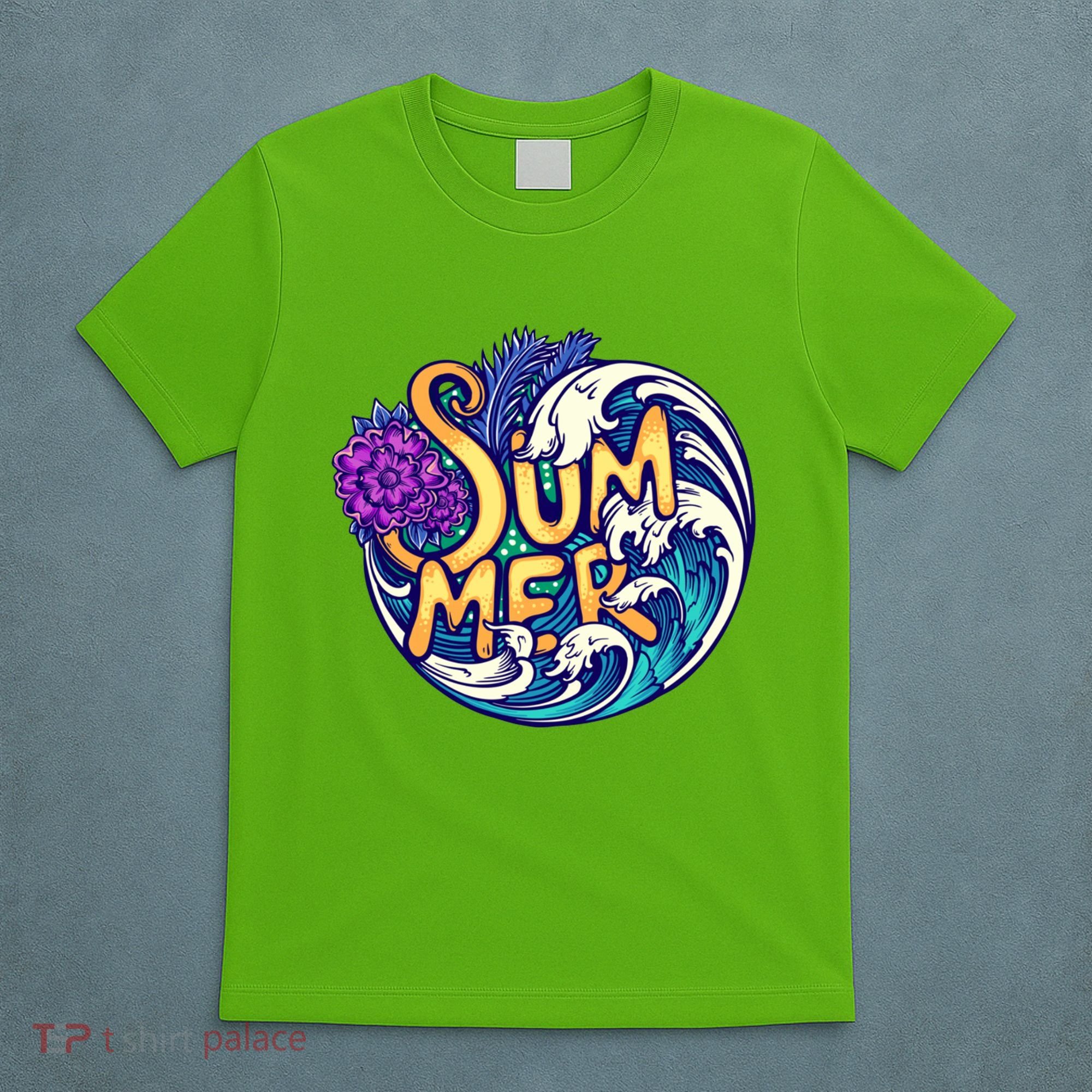 Summer Tropical Ocean Wave T-Shirt
