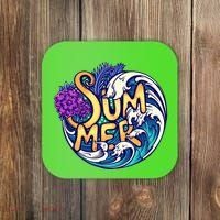 Summer Tropical Ocean Wave Coaster thumb 0