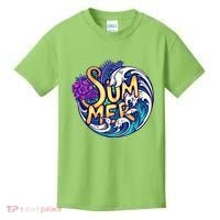Summer Tropical Ocean Wave Kids T-Shirt thumb 0