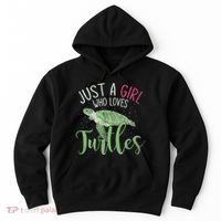 Sea Turtle Ocean Animal Wo Girl Gift Turtle Hoodie thumb 0