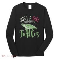 Sea Turtle Ocean Animal Wo Girl Gift Turtle Long Sleeve Shirt thumb 0