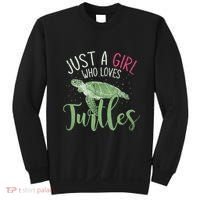 Sea Turtle Ocean Animal Wo Girl Gift Turtle Sweatshirt thumb 0