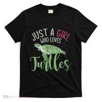 Sea Turtle Ocean Animal Wo Girl Gift Turtle T-Shirt thumb 0
