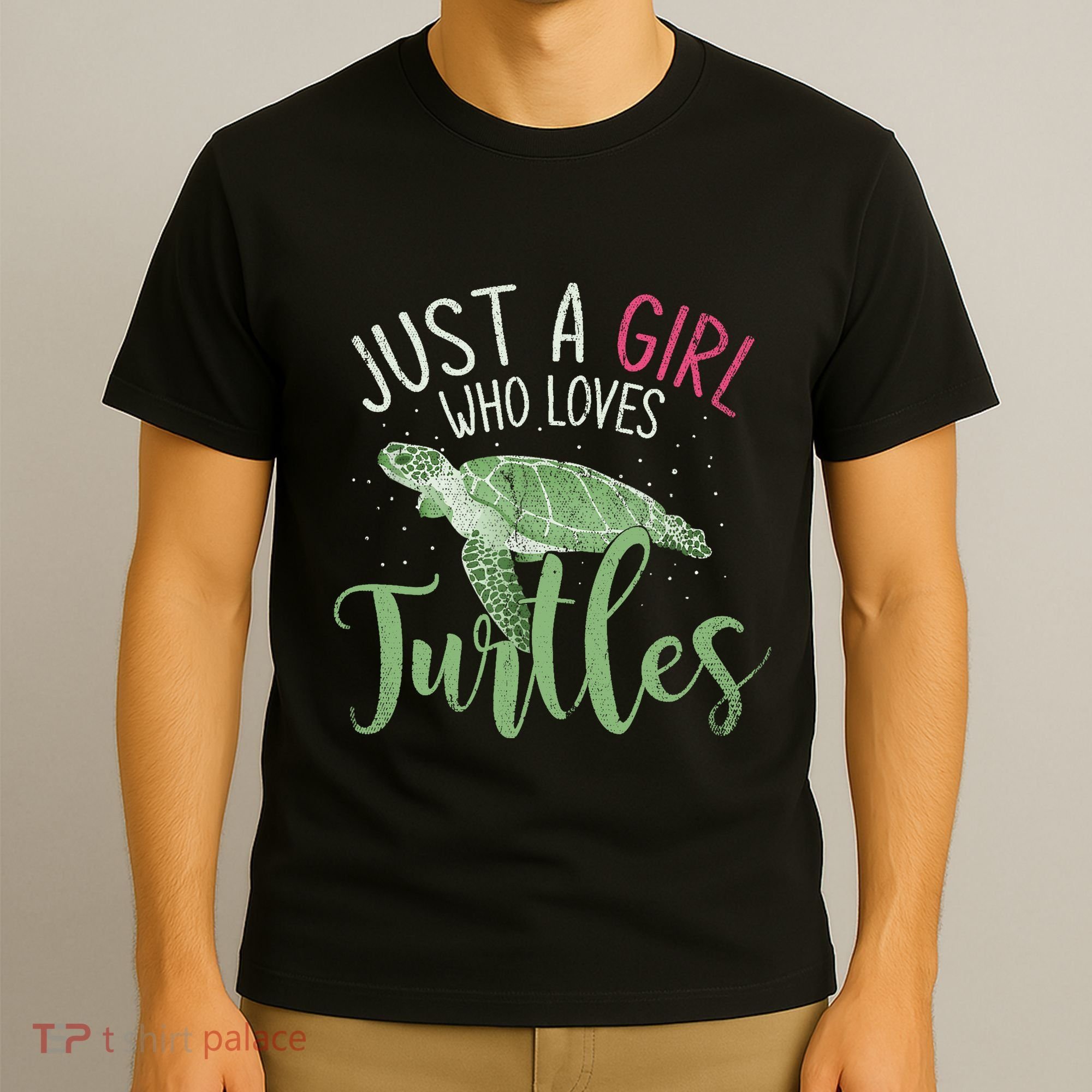 Sea Turtle Ocean Animal Wo Girl Gift Turtle T-Shirt