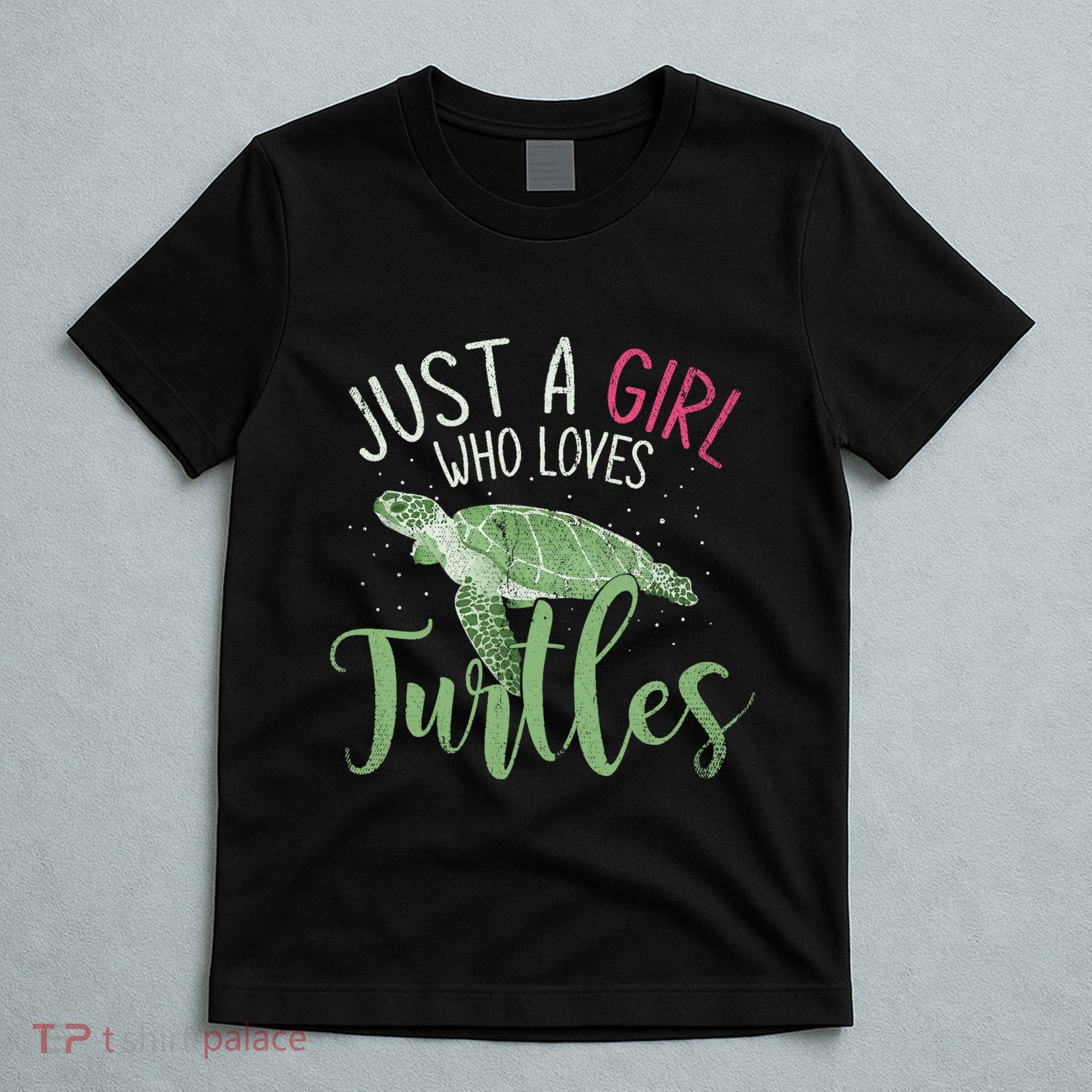 Sea Turtle Ocean Animal Wo Girl Gift Turtle T-Shirt