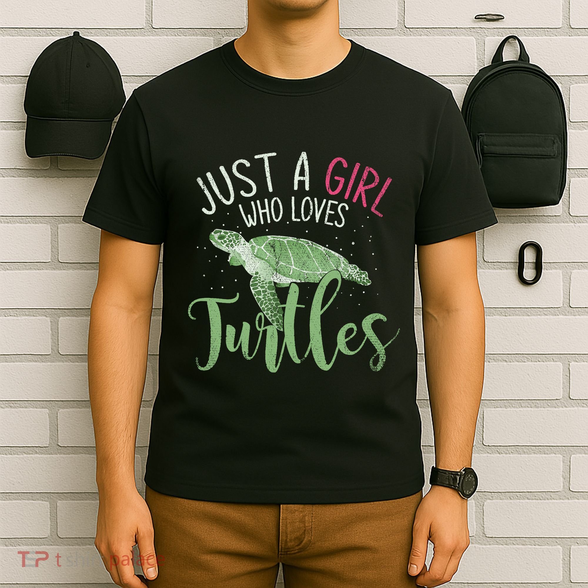 Sea Turtle Ocean Animal Wo Girl Gift Turtle T-Shirt
