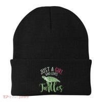 Sea Turtle Ocean Animal Wo Girl Gift Turtle Beanie thumb 0