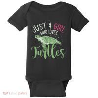 Sea Turtle Ocean Animal Wo Girl Gift Turtle Baby Bodysuit thumb 0