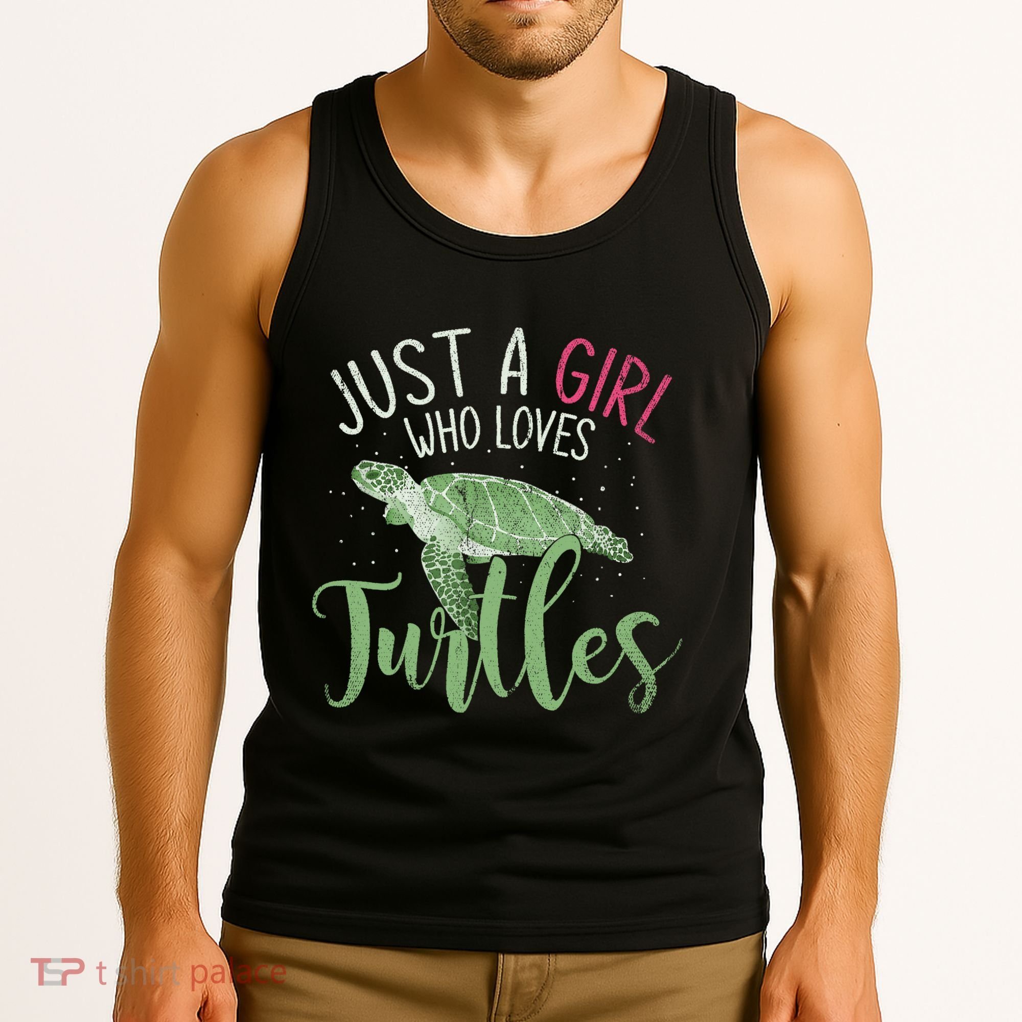 Sea Turtle Ocean Animal Wo Girl Gift Turtle Tank Top