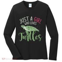 Sea Turtle Ocean Animal Wo Girl Gift Turtle Women's Long Sleeve Shirt thumb 0