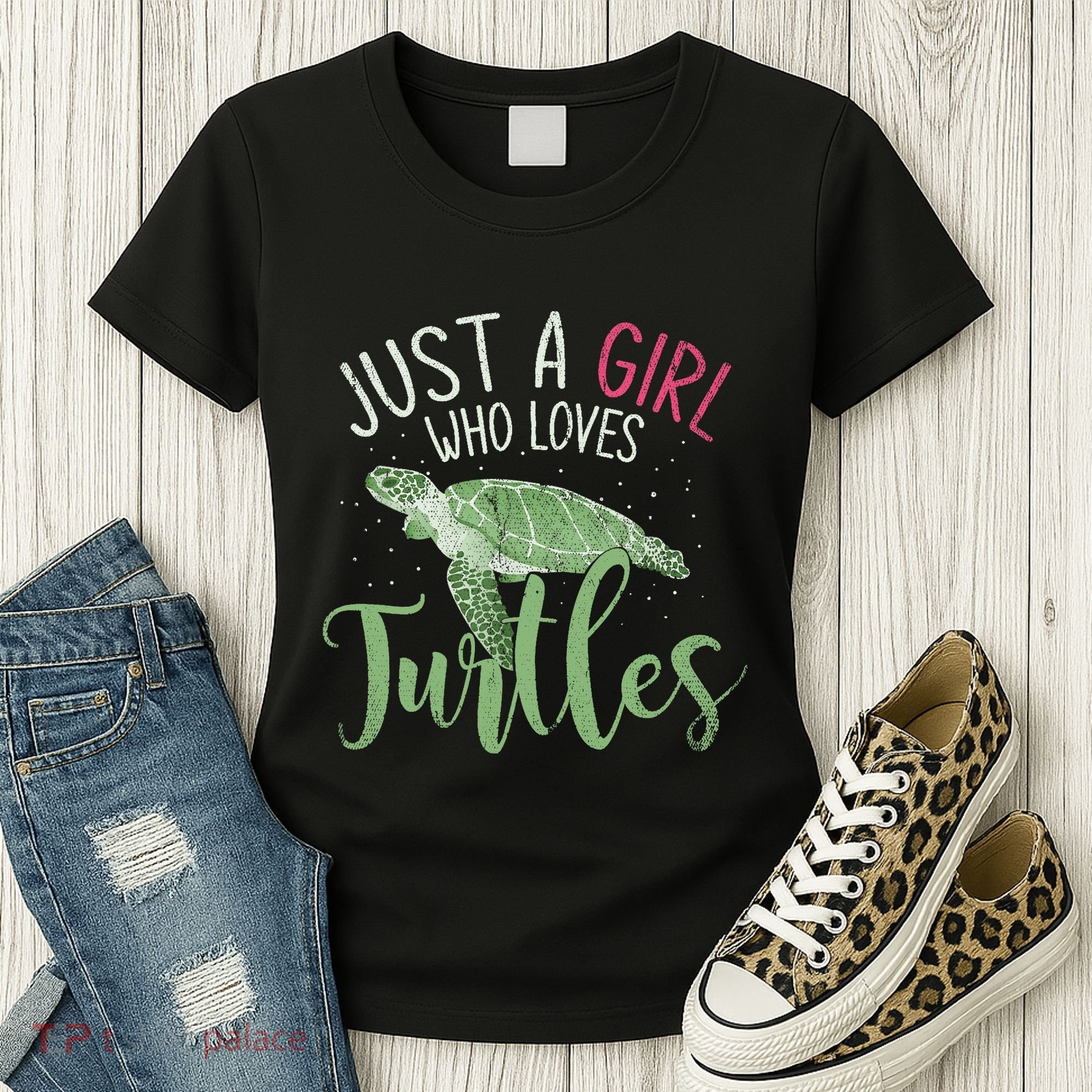 Sea Turtle Ocean Animal Wo Girl Gift Turtle Women's T-Shirt