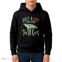 Sea Turtle Ocean Animal Wo Girl Gift Turtle Kids Hoodie thumb 4