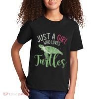 Sea Turtle Ocean Animal Wo Girl Gift Turtle Kids T-Shirt thumb 2
