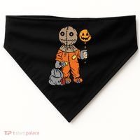 Sam Treat Or Trick Halloween USA-Made Doggie Bandana thumb 0