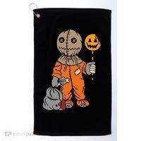 Sam Treat Or Trick Halloween Golf Towel thumb 0