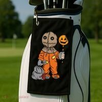 Sam Treat Or Trick Halloween Golf Towel thumb 2