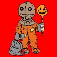 Sam Treat Or Trick Halloween Santa Hat thumb 1