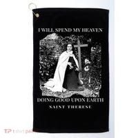 St Therese Of Lisieux Catholic Saint Quotes Golf Towel thumb 0