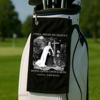 St Therese Of Lisieux Catholic Saint Quotes Golf Towel thumb 2