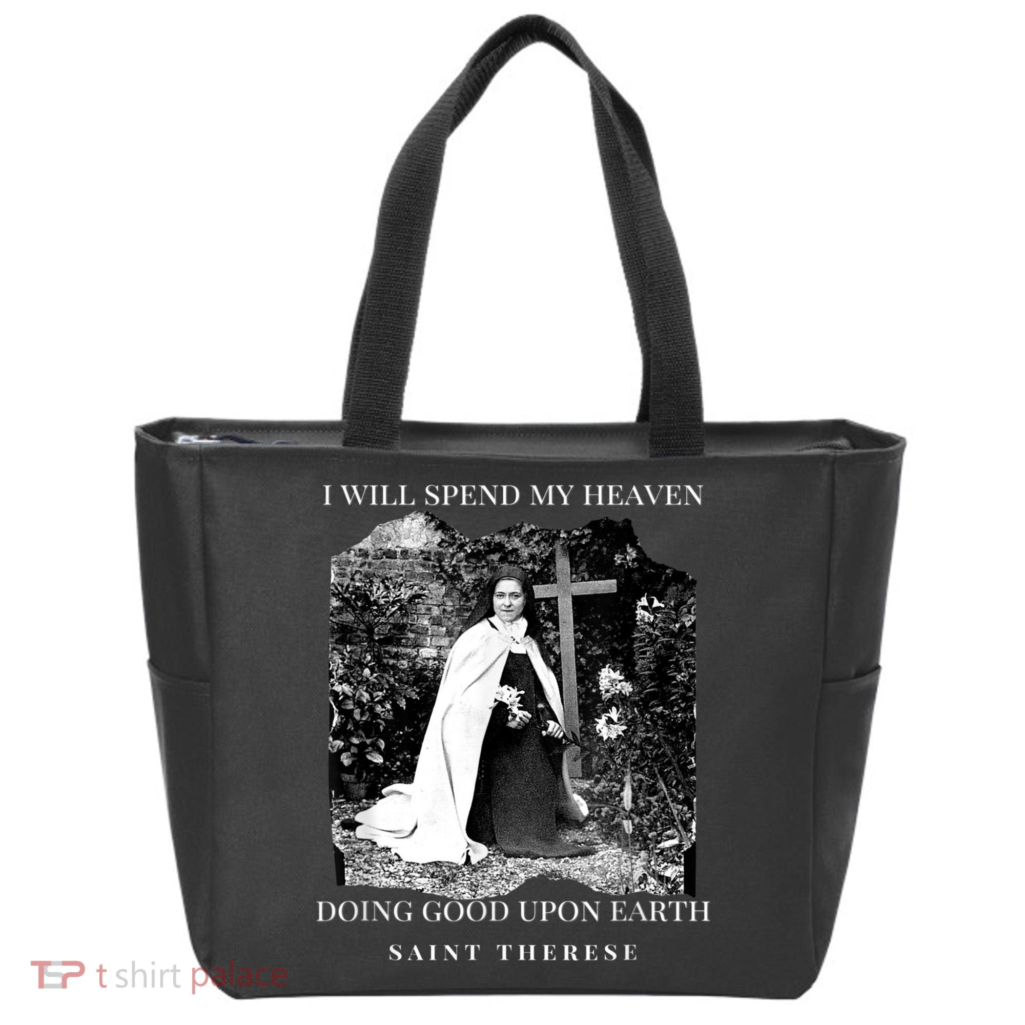 St Therese Of Lisieux Catholic Saint Quotes Tote Bag