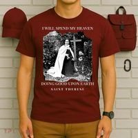 St Therese Of Lisieux Catholic Saint Quotes T-Shirt thumb 6