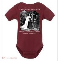 St Therese Of Lisieux Catholic Saint Quotes Baby Bodysuit thumb 0