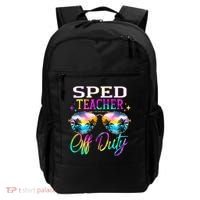 SPED Teacher Off Duty Last Day Of School Teacher Summer Backpack thumb 0