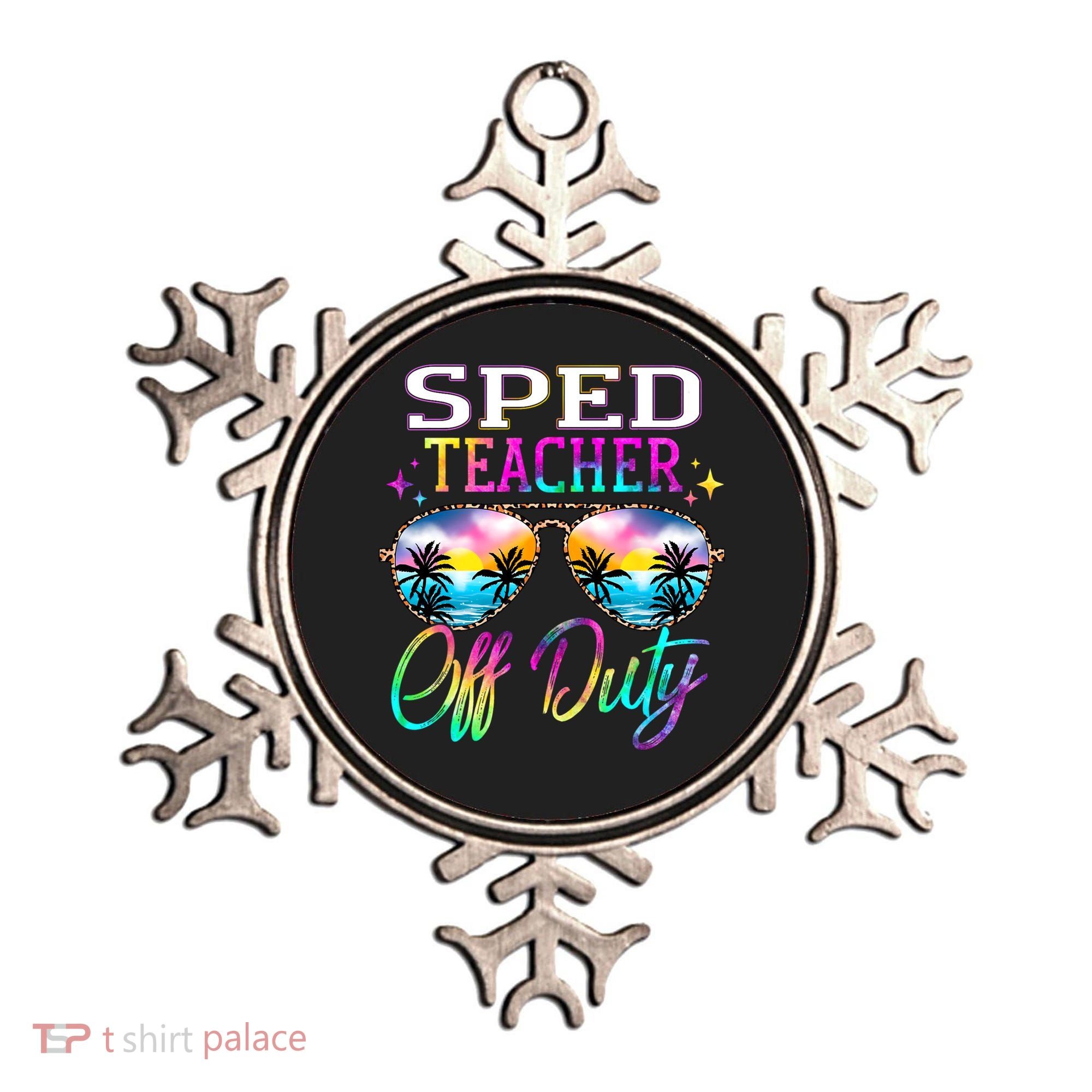 SPED Teacher Off Duty Last Day Of School Teacher Summer Ornament