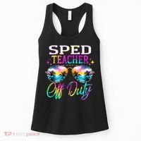 SPED Teacher Off Duty Last Day Of School Teacher Summer Women's Tank Top thumb 0