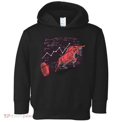 Stock Market Bitcoin Bull Toddler Hoodie