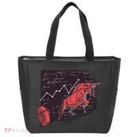 Stock Market Bitcoin Bull Tote Bag thumb 0