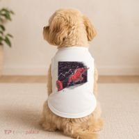 Stock Market Bitcoin Bull Doggie Tank thumb 2