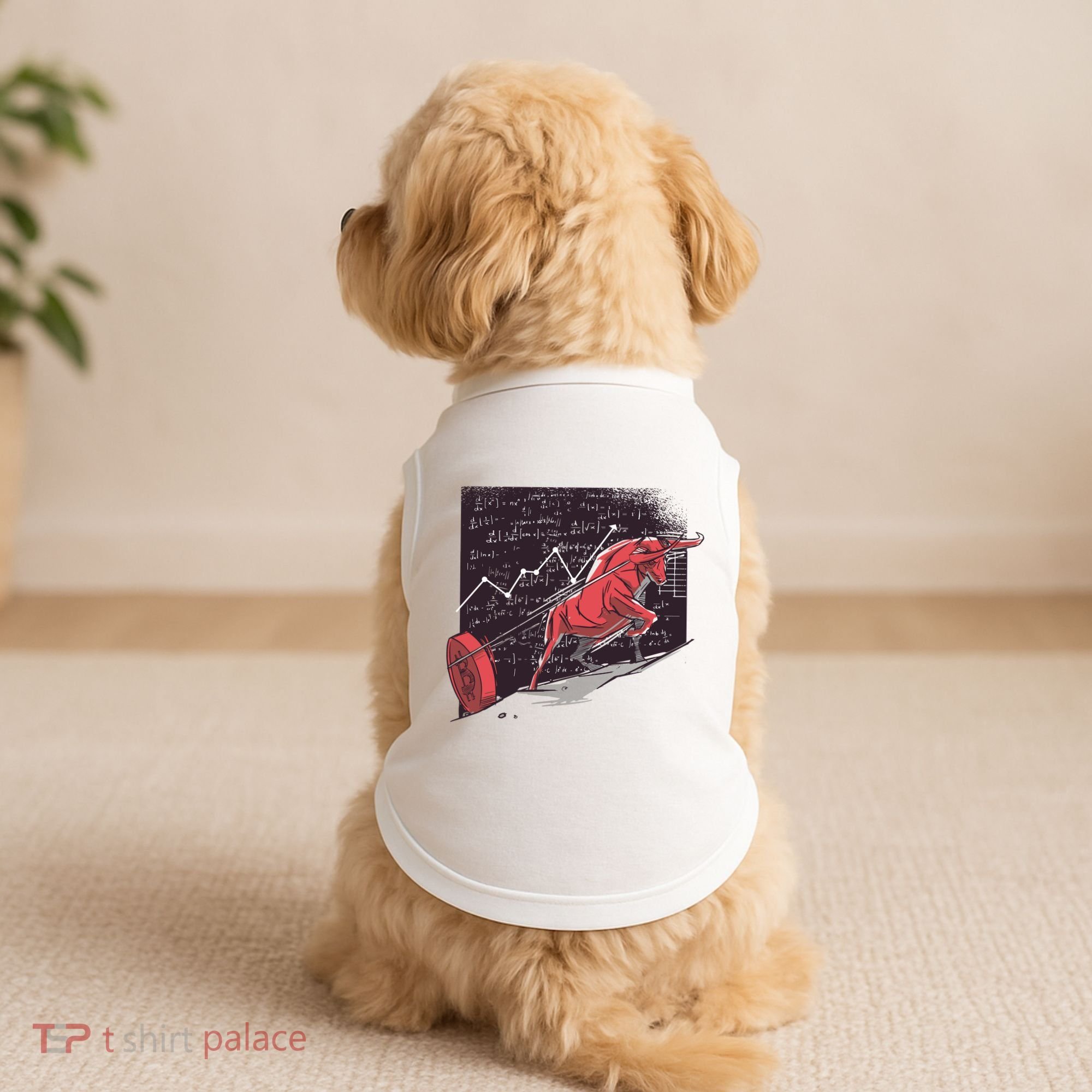 Stock Market Bitcoin Bull Doggie Tank