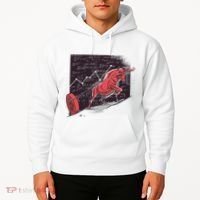Stock Market Bitcoin Bull Hoodie thumb 2