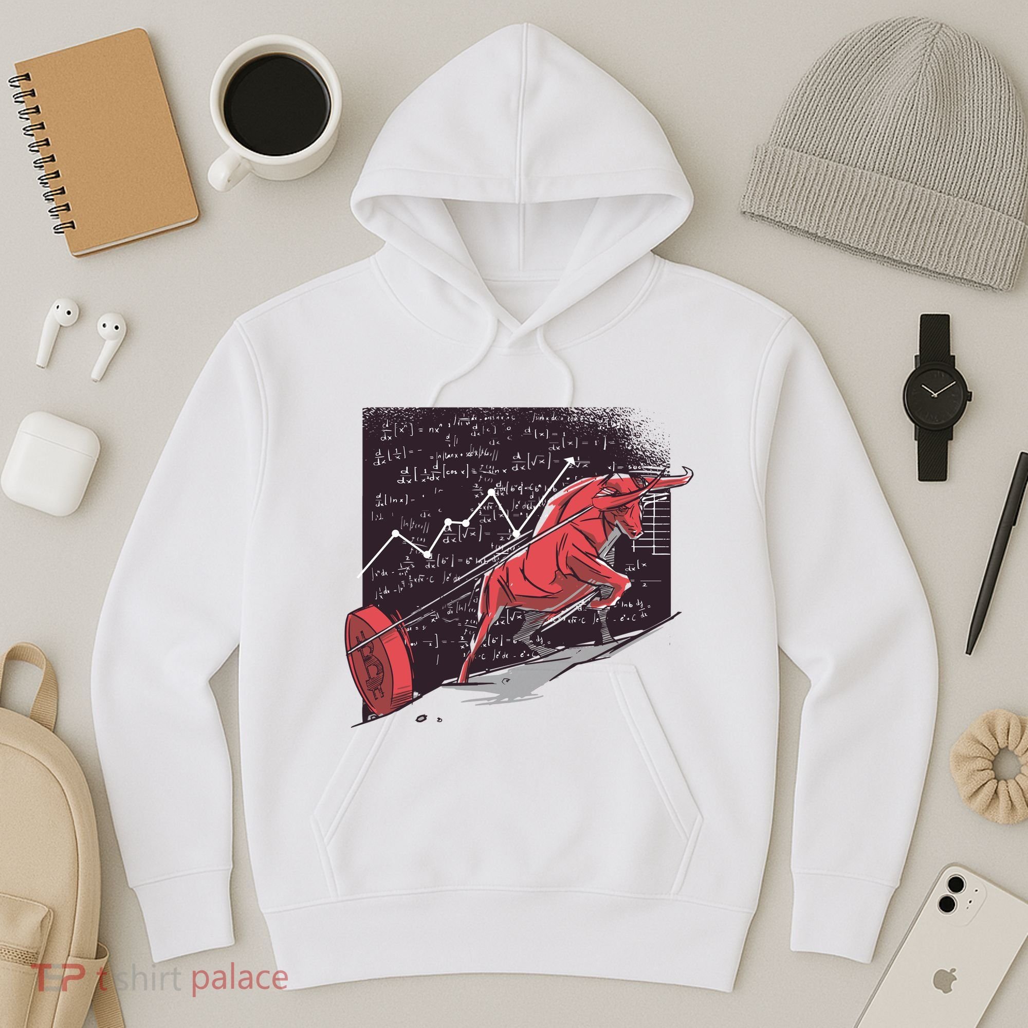 Stock Market Bitcoin Bull Hoodie
