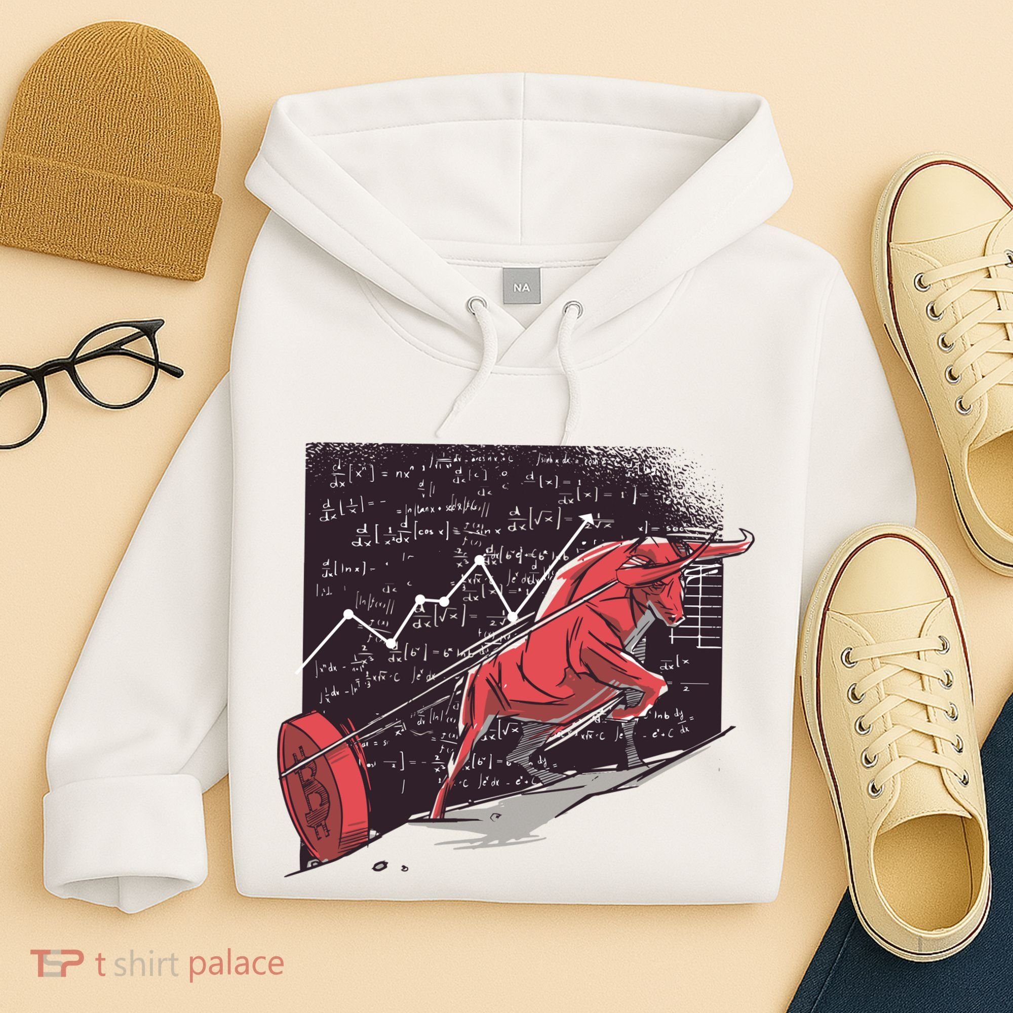 Stock Market Bitcoin Bull Hoodie