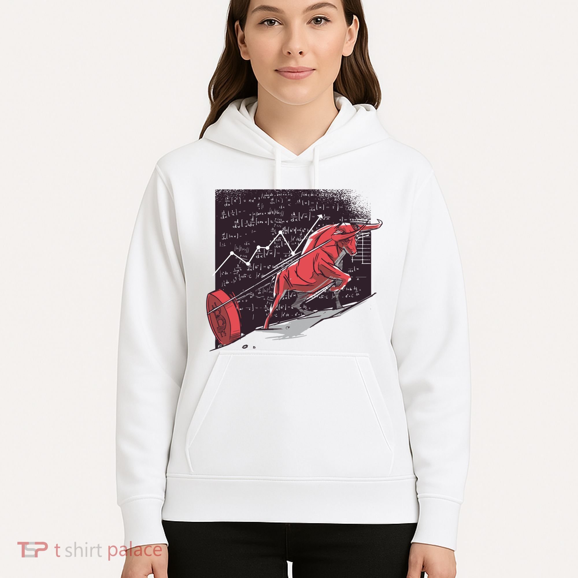 Stock Market Bitcoin Bull Hoodie